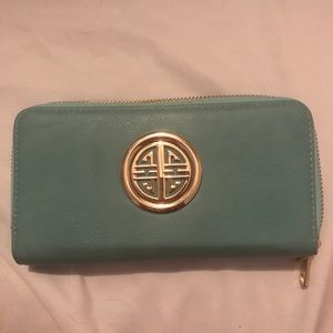 Turquoise wallet